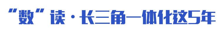 “數”讀·長三角一體化這5年